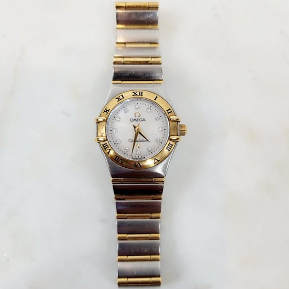 Omega Constellation Manhattan Quartz Diamond Watch - Picture 3 of 7